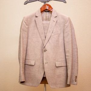 John Varvatos Mens Khaki Slim Fit